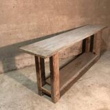 Old workbench with professional furniture