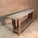 Old workbench with professional furniture