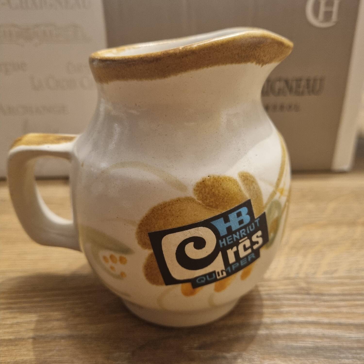 Cider jug stoneware HB Henriot Quimper