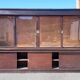2 wood store furniture and glass doors
