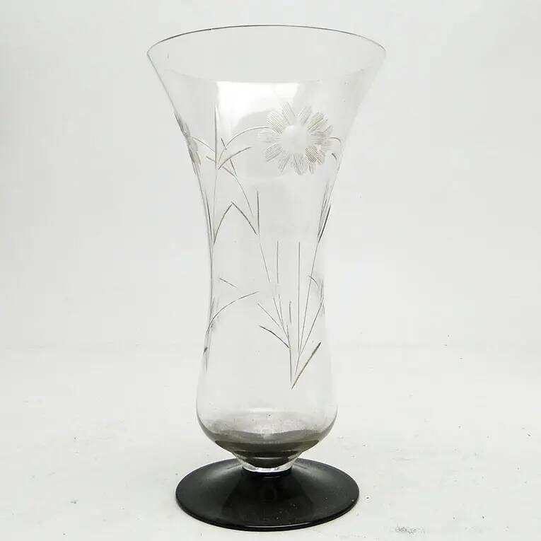 Art Deco vase, glass, Poland, 1930s