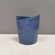 Handmade earthenware vase, with a beautiful light blue glaze. Denmark 1980s