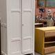 Chalk white Parisian wardrobe