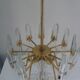 Brass chandelier from Sciolari
