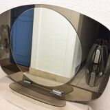 Mirror smoked ice design bright vintage 1970