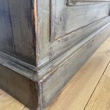 Vaisselier ancien bois vert patiné