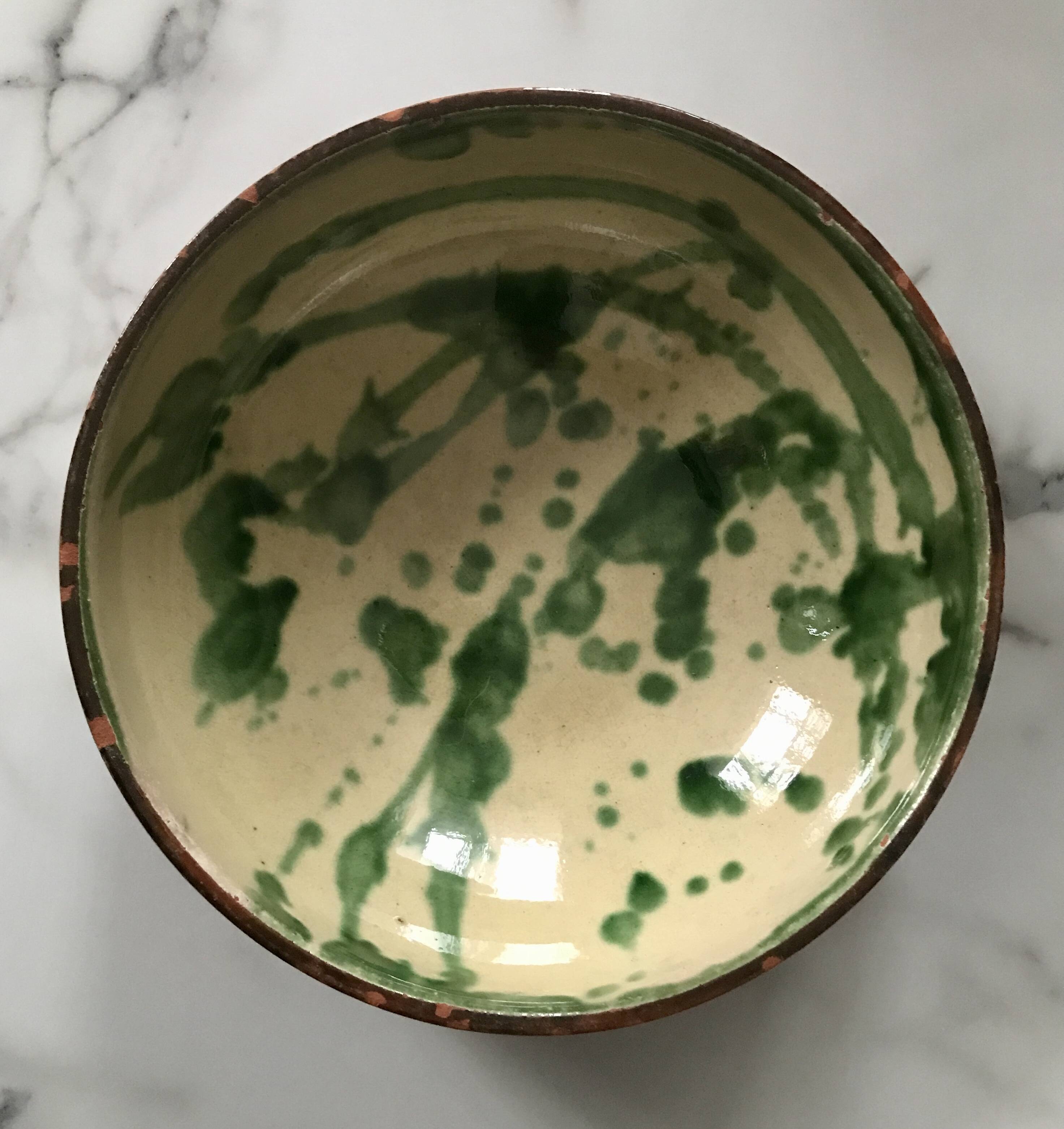 Terracotta salad bowl