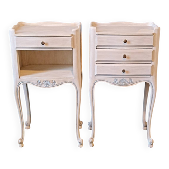 Louis XV style bedside tables