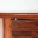 Table basse/table d'appoint en design Art Déco triangulaire