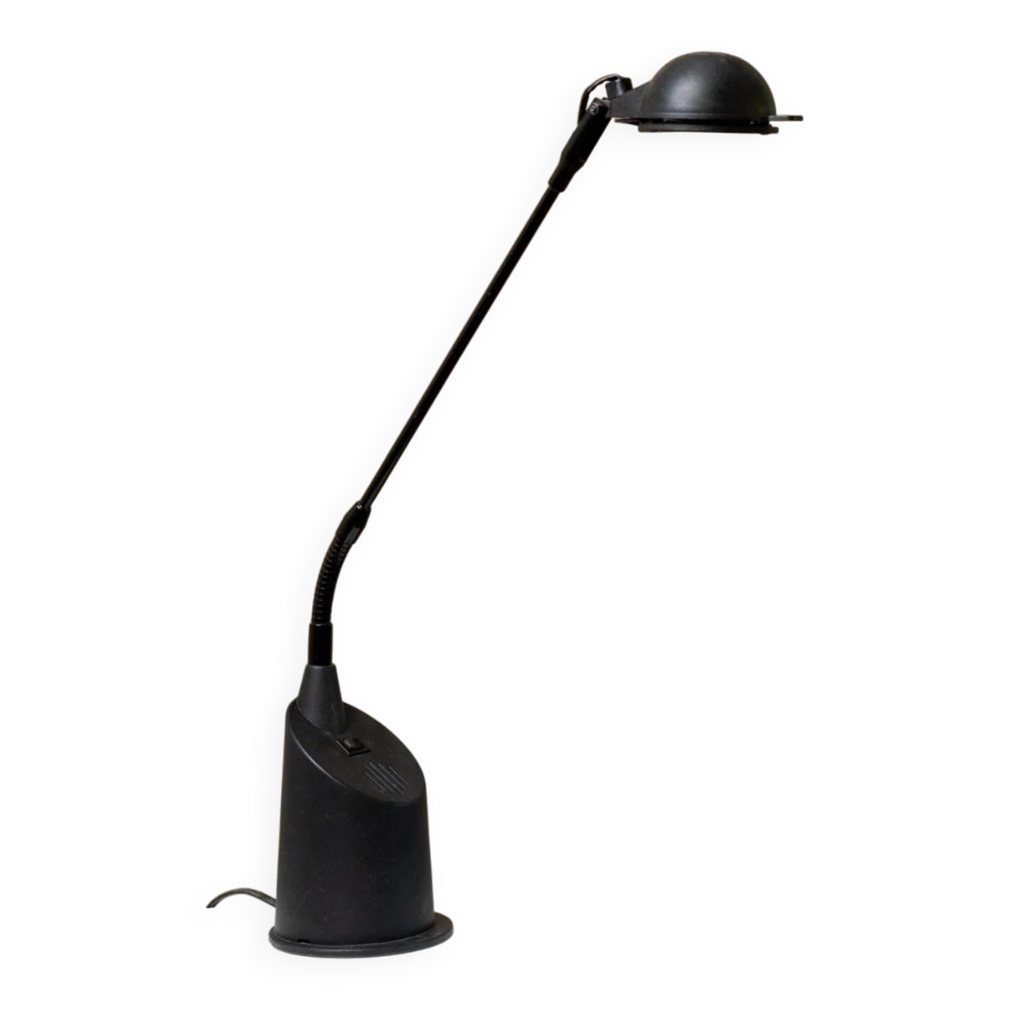 Black steel and plastic TPB table lamp, Model 3014, Postmodern Memphis design, Italy 1980s