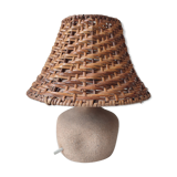 Vintage natural stone lamp