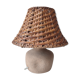 Lampe en pierre naturelle vintage
