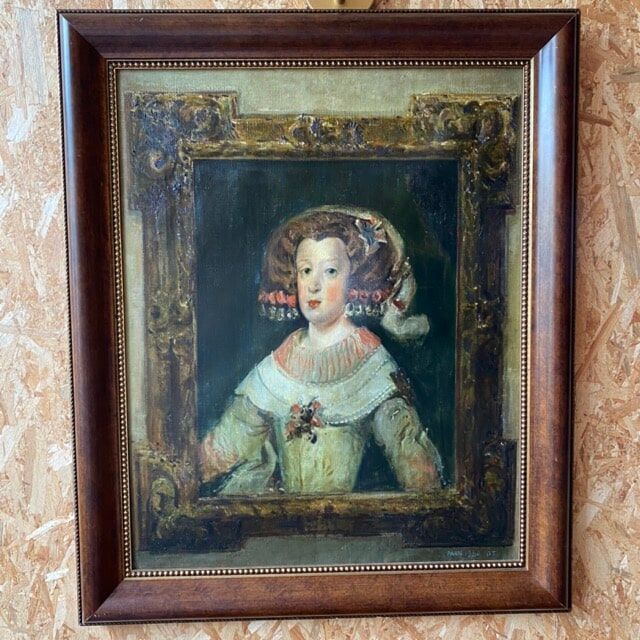 Painting of the Infanta Maria Theresa of Austria by Konstantin Tereshkovich