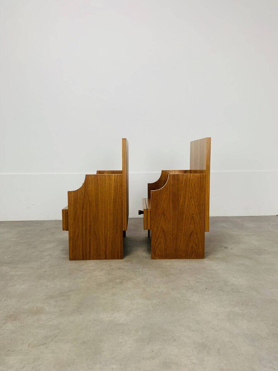 Paire de chevets scandinaves en teck, années 60