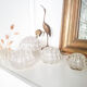 Vintage glass flower pick made in France