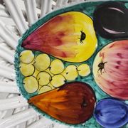 Plat à fruits "Intrecciata"vintage - céramique italienne
