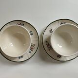 Old earthenware cups Villeroy & Boch 1562 Old Strasbourg