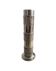 Brutalist stainless steel vase 1970 design
