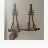 Bamboo rattan shelf