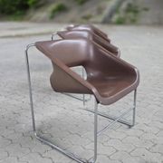Set of 6 "Lotus Series" armchairs by Paul Boulva-Artopex, Canada - 1970