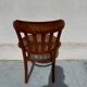 Bistro chair in curved wood and caning – Thonet style – 20th century seat