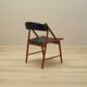 Chaise en teck, design danois, années 1970, production : Danemark