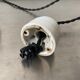 Old vintage hanging in opaline art-deco