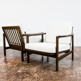 Pair of Restored Beige B-7522 armchairs by Zenon Bączyk, 1960’s