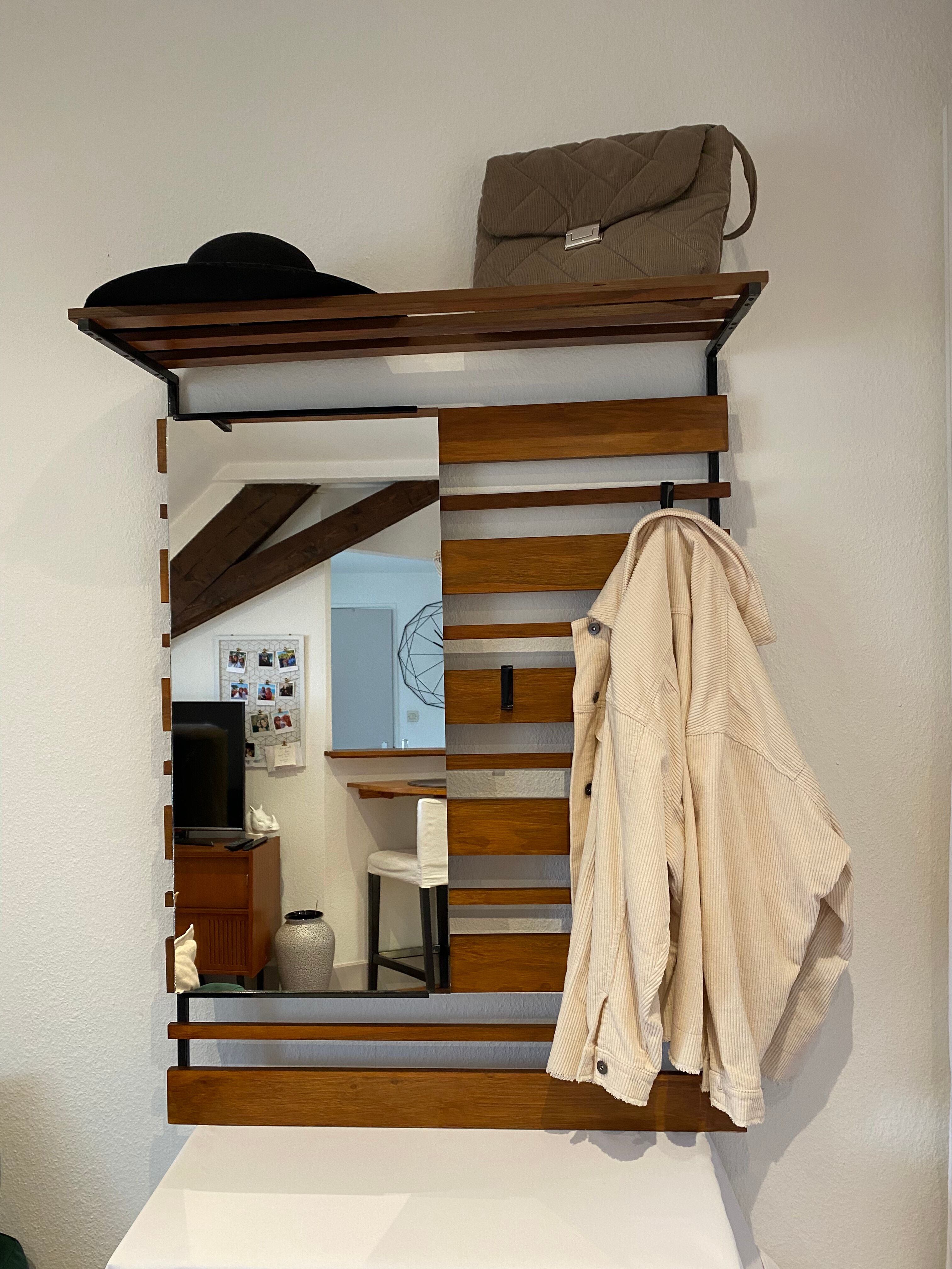 Vintage teak wardrobe