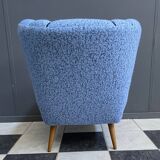 Blue cocktail chair 1950s