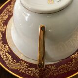 Set of 4 cups porcelain from Limoges