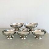 Stainless steel ice cream cup set