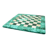 Malachite and stone chess board