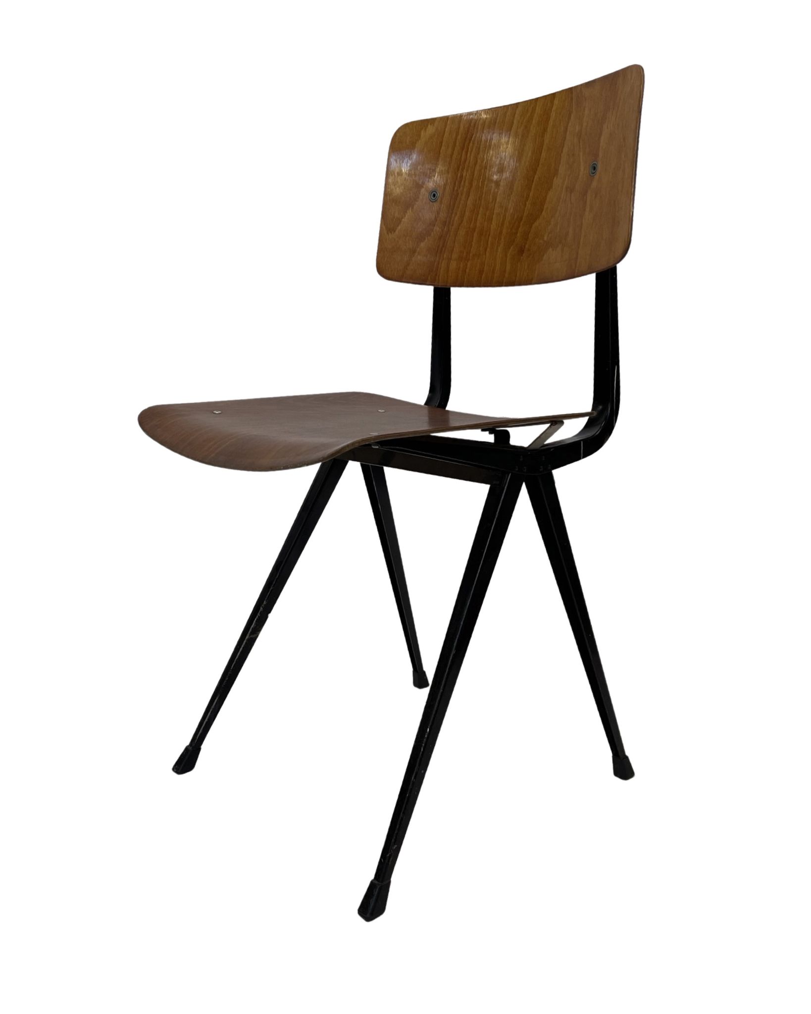 Result Chair by Friso Kramer for Ahrend De Cirkel, 1970 in black