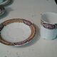 Service à café porcelaine fine art déco 21 pièces Limoges