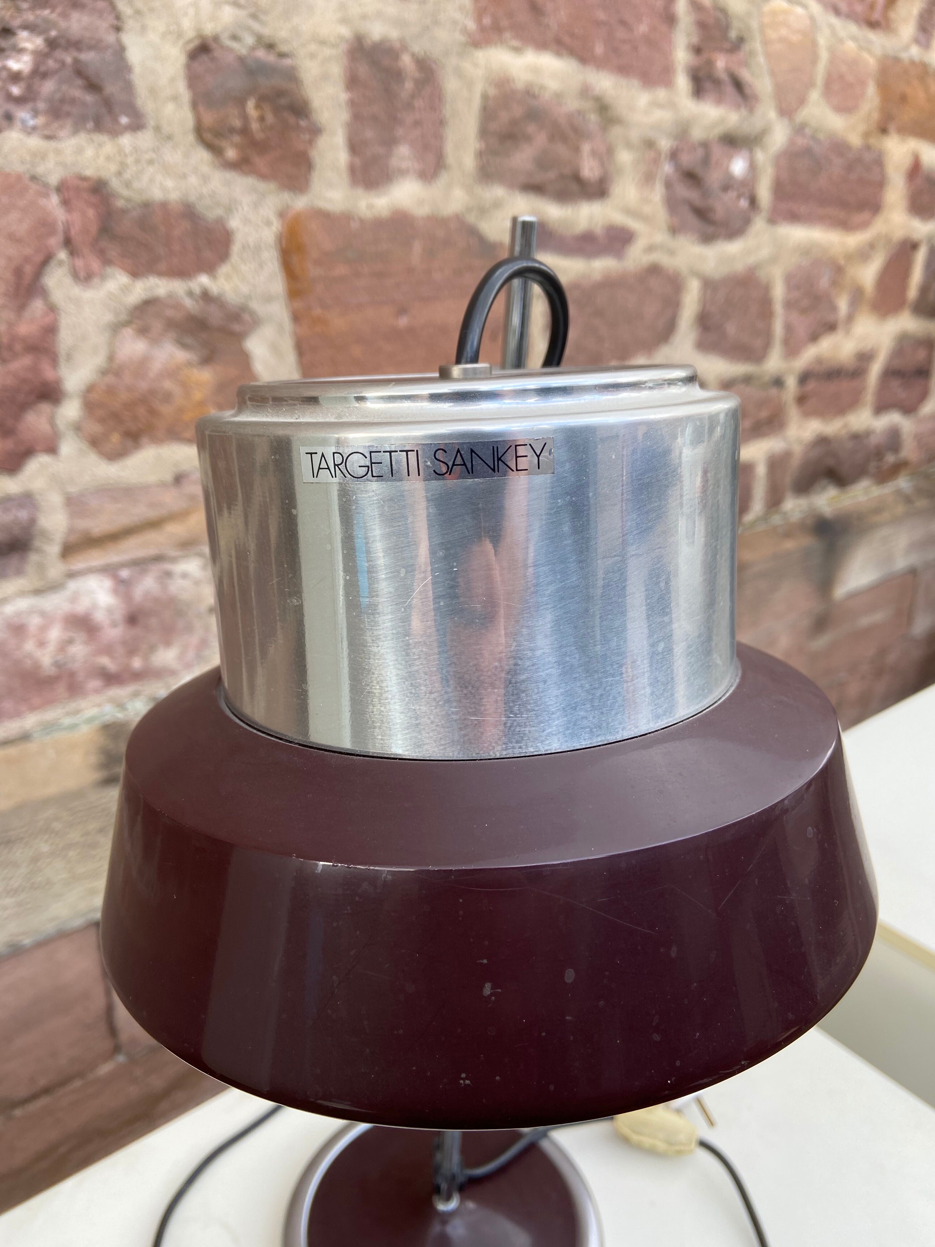 Italian design desk lamp, Targetti Sankey 1970