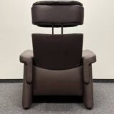 Magic-Ekornes Stressless Chair with Ottoman -Brown Leather