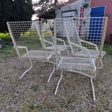 Vintage metal garden chairs