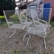 Vintage metal garden chairs