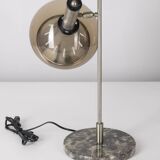 Vintage 50's table lamp in marble and perspex design lamter milano