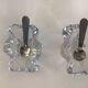 Crystal salt shakers daum