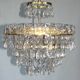 Crystal chandelier cascade, 1960s