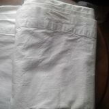 2 old linen sheets