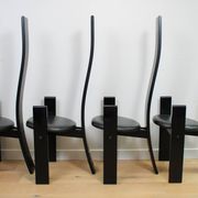 Set of 4 dining chairs model 'Golem' designed by Vico Magistretti for Poggi