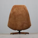 Mid-Century Danish Swivel Easy Chair from Madsen & Schubel, 1960s