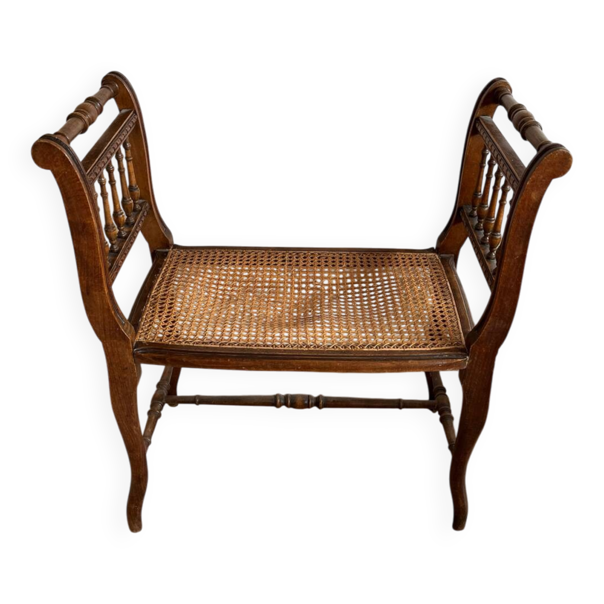 Cane armchair