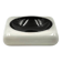 Space age black and white ceramic ashtray / vide poche, Italy 1970s