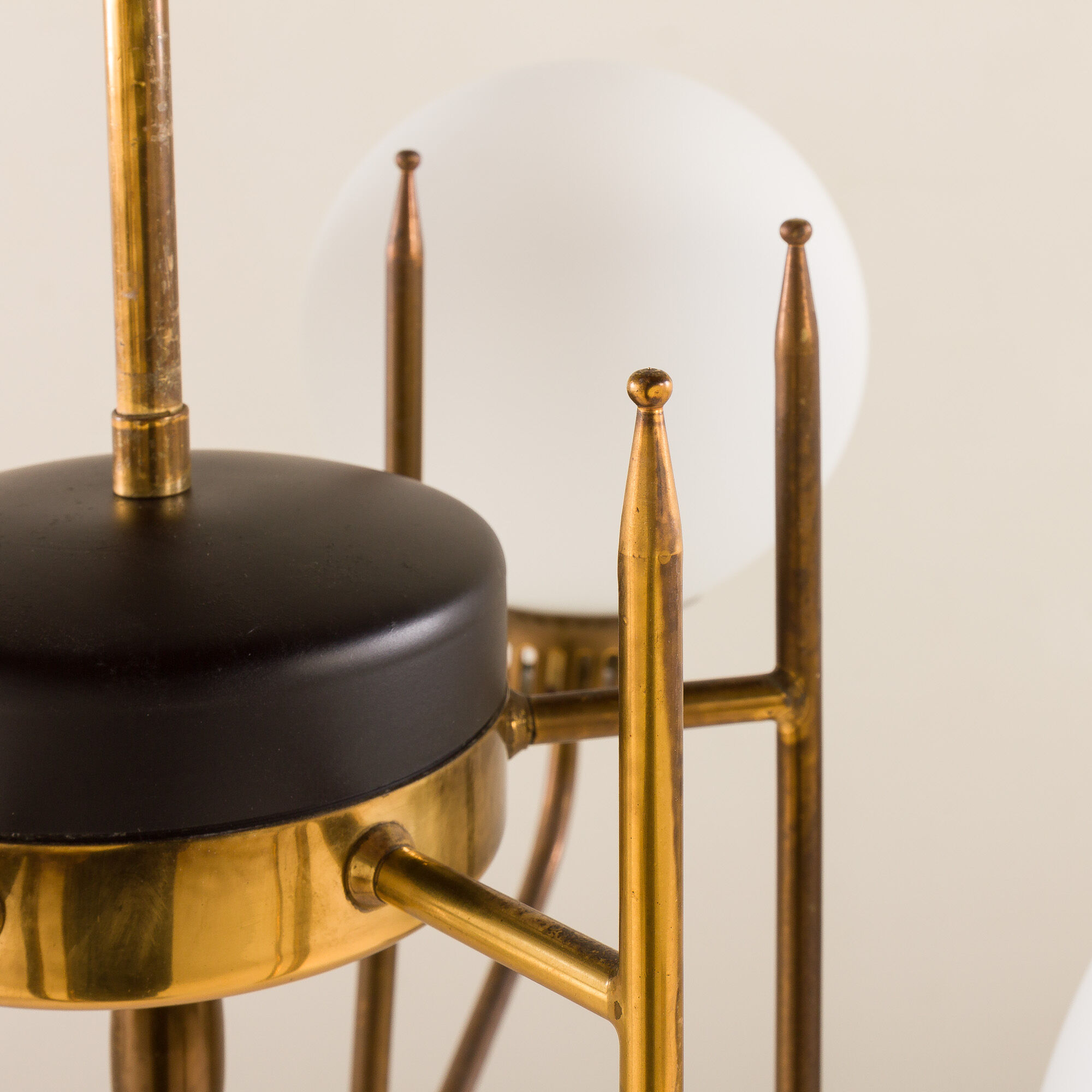 Mid-century modern chandelier, Italy, 1960s