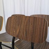 Chaises d'école industrielles vintage - STOL Kamnik - Yougoslavie des années 70 - Lot de 6