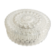 Vintage ceiling lamp / wall lamp - Molded glass - Round shape - 1970